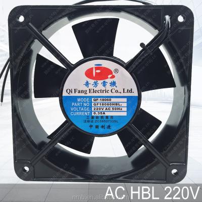 China Hotels 18060 AC Fan 180x180x60 Fan 220V 380V Axial Cooler Fan Motor for sale