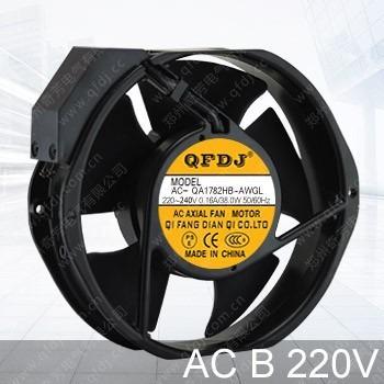 China Hotels AC 17238 220 Volt Fan Motor Tangential Fan for sale