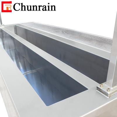 China 2 metros de limpieza del tanque limpiador ultrasónico para ventanas sucias cortina ciega 160L doble tanque ventanas ciegas limpiador ultrasónico en venta