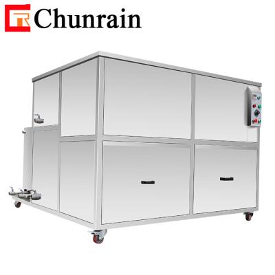 中国 Industrial Ultrasonic Cleaner With Filter System For Wheel Rim , Heat Exchanger Bearings Cleaning Bath 1500L 販売のため