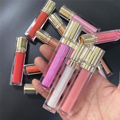 China MACTING Waterproof No Logo Lip Gloss Tubes Makeup Cosmetics Lip Gloss Privately Label New Arrival for sale