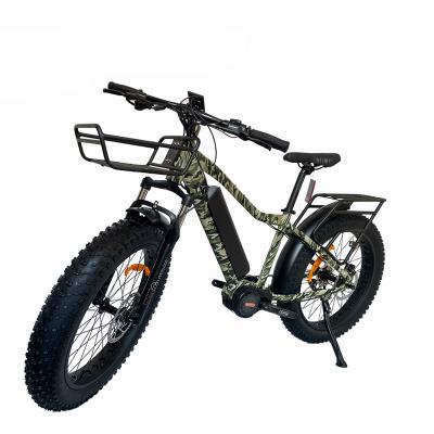 China Aluminum alloy KAIYI dirt ebike 26inch throttle electric bicycle lithium battery electric mountainbike 1000W for sale