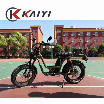 China KAIYI Alloy Full Suspension Alu Alloy Frame LCD Display 1000w 1500w Peak Power Aluminum Electric Motorcycle for sale