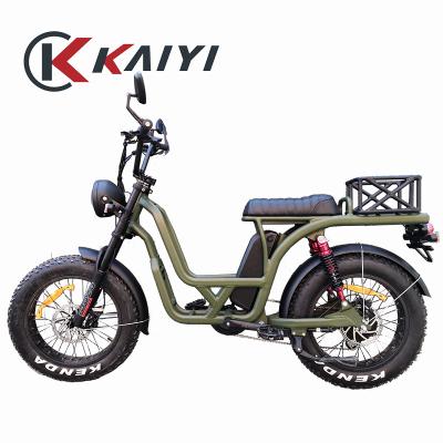 China Aluminum alloy KAIYI bafang 1000W peak 1500W rear hub motor bike/electric bicycle moped for sale