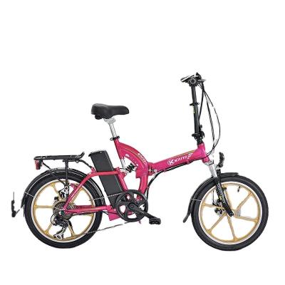 China Aluminum alloy KAIYI e bike city bike 36V250W/48V500W 20 inch foldable ebike for sale