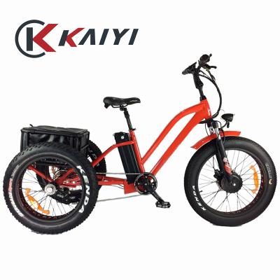 China KAIYI Standard Suspension Front Fork Adults Vehicle Tricycles 3 Wheel Electric Bicycle Accessories for sale