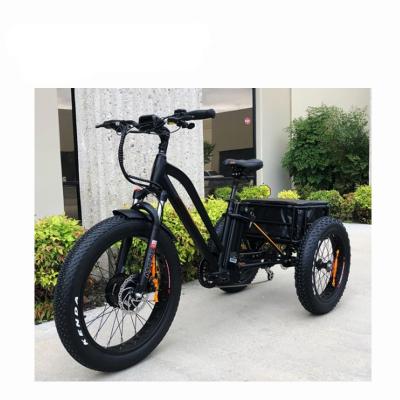 China Aluminum Alloy Cargo 3 Wheel Electric Bicycle for sale