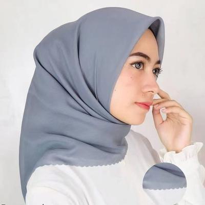 China Soft touch feeling OEM manufacture custom good quality Hijab scarf new arrival polyester Hijab Indonesia suadia squishy hijab for sale