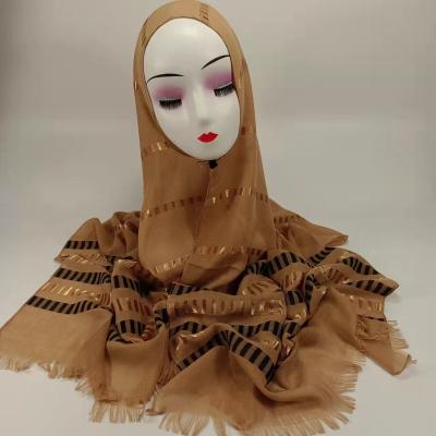 China Jacquard Weave Satin Women Wholesale Excellent Quality Yarn-dyed Stretchy Plain Wrap Breathable Hijab for sale