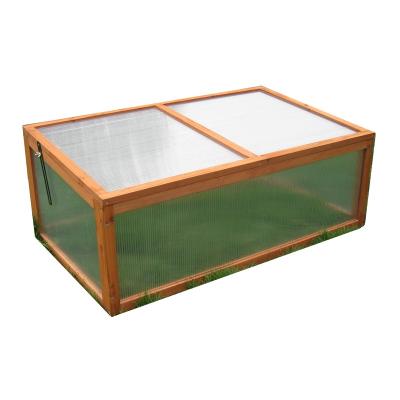 China Factory Sale Backyard Balcony Plants Custom Polycarbonate Small Growth Easily Assembled Glazing Wooden Greenhouse For Sale for sale