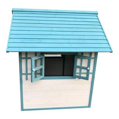 China Eco-friendly Factory Outdoor Eco-friendly Garden Children's Wooden Play House For Children for sale