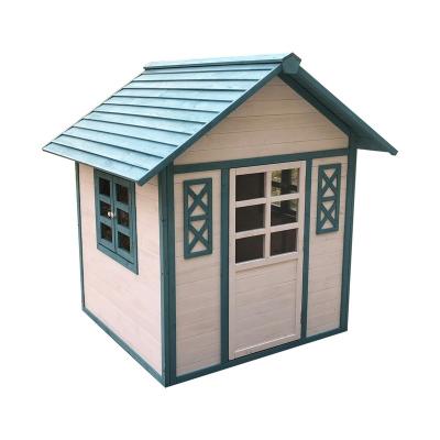 China Yard Backyard Discovery Beach Good Quality Children Play House Fir Nature Outdoor Playhouse Easily Assembled Wooden Pressure Treated for sale