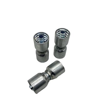 China Hydraulic Hose Fittings Double Connector AC Connection Hose Fitting High Pressure For Hose for sale