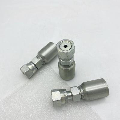 China Construction Machinery Carbon Steel 43 Series Hydraulic Fitting Hose Fittings Reusable One Piece Fitting for sale