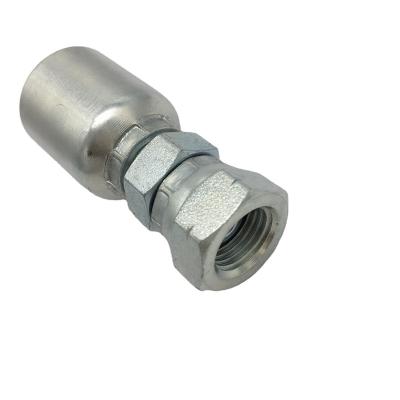 China Hydrauic System In Construction Machinery 22611 BSP High Pressure Hydraulic One Piece Fittings Hexgaon Hose Fittings 60 Degree Cone O-Ring Double Fitting Double Female for sale