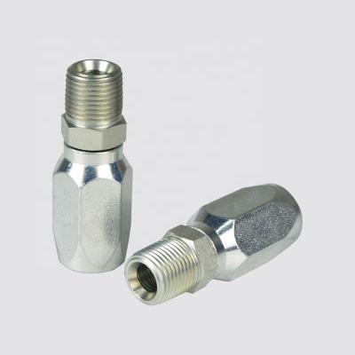 China Ningbo Ningbo Manufacturer NPT Hydraulic Reusable Hose Fittings Connector Hose 15618-20-20 for sale