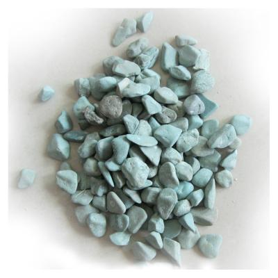 China Wholesale Modern Natural Stone Green Pebble Gravel Garden Pebble Stone for sale