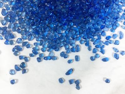 China Modern porcelain crystal glass blue beads for swimming pool plaster for sale