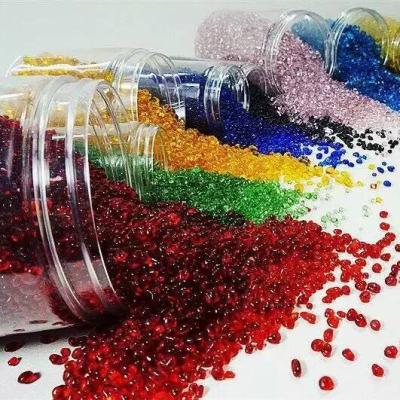 China China Modern Cheap Decorative Glass Granule Stones Pebbles For Vase Decoration for sale