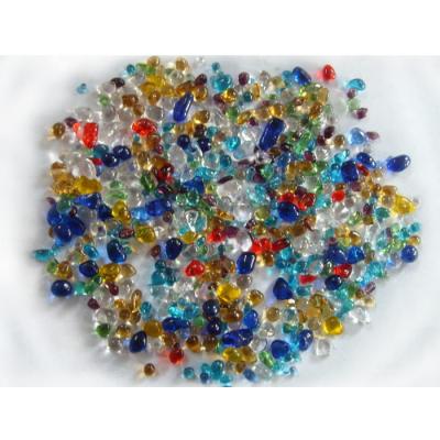 China Modern Colored Glass Granules Pool Building Glass Beads for sale