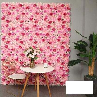 China Exclusively For Romantics Wedding Grass On Fabric Cloth Decoration 3d Backdrop Panel Artificial Flower Wall for sale