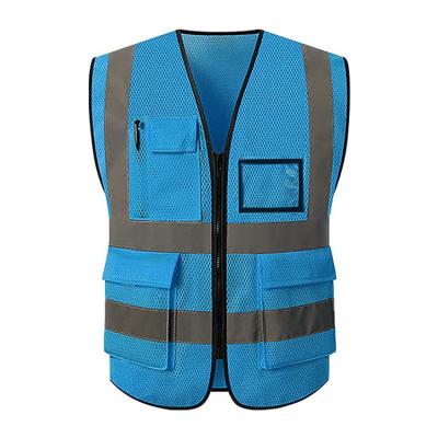 China High Visibility Reflect Light Vests Service Dog Elastic Yellow Reticulated Reflective Vest for sale