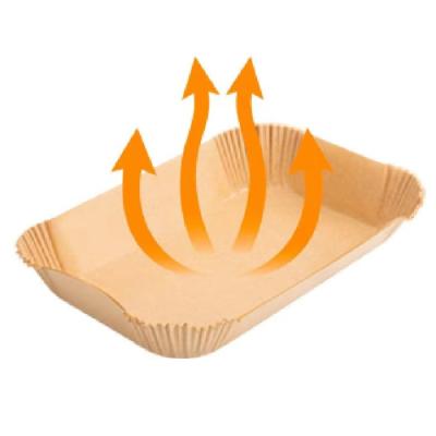 China Air Fryer Liners 125pcs Waterproof Disposable Parchment Box Filter Liner Bio Degradable Air Fryer Paper for sale