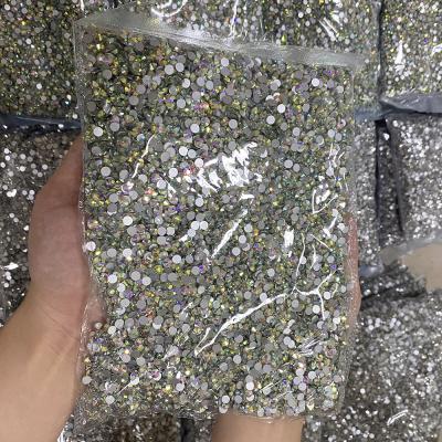 China XULIN SS3-SS50 Flatback Non Hotfix Flatback Glass Stone Bedazzler ab Crystal Rhinestones For Garment Design for sale