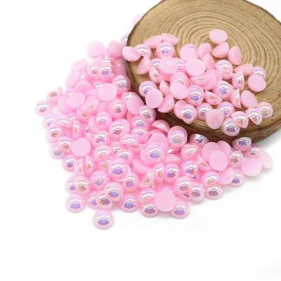 China Wholesale XULIN Flat Back Rhinestone Cabochon ABS Plastic DIY Craft Glue On Loose Beads for sale