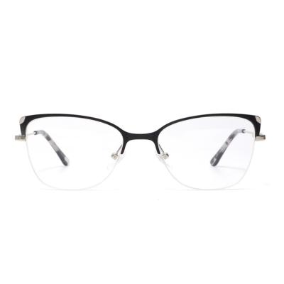 China Full-Rim Ready To Ship Fashion Lady Optical Frames Metal Classic for sale