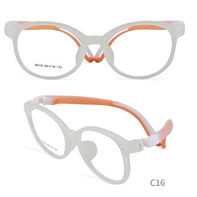 China Full-rim ready to ship super soft and light ARKEMA TR90 eye glass for kids for sale