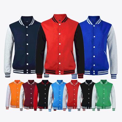 China 2022 New Arrival Breathable Hot Sales Sports Casual Men Comfortable Plus Size Varsity Jacket for sale