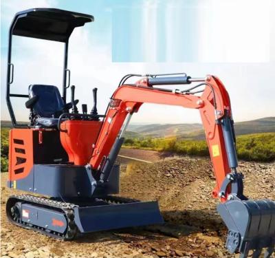 China 1Máquina de excavadora de 0,0 toneladas Mini Micro Crawler Bagger Digger 1.2 T Excavadora en venta