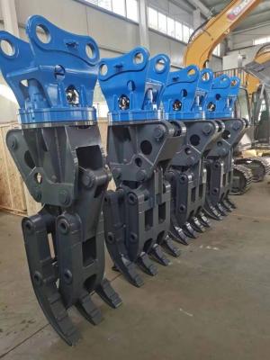 China Excavator Rock Grab / Scrap Grapple , Mini Excavator Rotating Grapple for sale