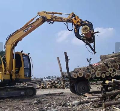 Cina Aggancio per tronchi di legno idraulico aggancio rotativo per tronchi di legno aggancio per escavatore 6T 14 tonnellate in vendita