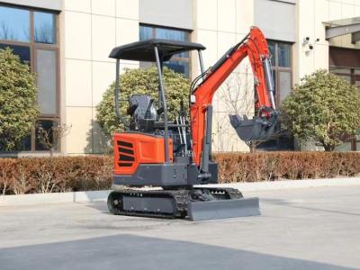 China 1.0/0.8to/1.2/1.5/1.6/1.7/1.8/2/2.5/3ton Volledig Hydraulisch Kraaien Kleine Grootte Wiel Constructie Backhoe Tuin Micro Huishoudelijke Boerderij Constructie Mini Graafmachine Te koop