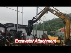 6-40 tons excavator attachment car disassemble shear / scrap car dismantling shear