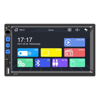 China BESTREE 7 inch Dual Din Touch Screen BT USB Stereo AUX AUX. IN car mp5 game player mirror remote control link for sale