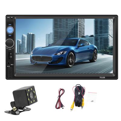 China Dual Din Car Radio Mp5 7 Inch Stereo Player With BT FM Car AUX USB SD Mirror Touch Screen Rear View Camera Built-in 2DIN. link for sale