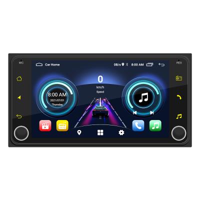 China Bestree design car radio stereo mp5 player new 7 inch dual din car stereo android mp5 player for Corolla with BT AUX. inside for sale