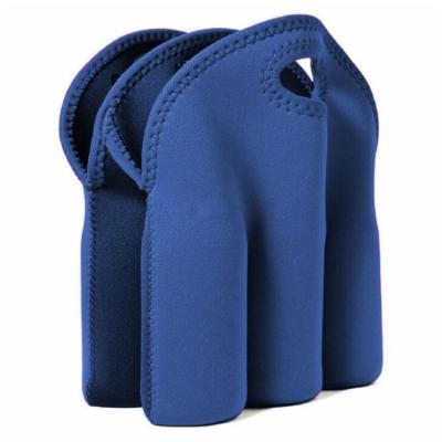 China Waterproof Sleeve Cooling PVC Ice Neoprene Bottle Holder 3 Cooler Red Wine Bag For Wine for sale