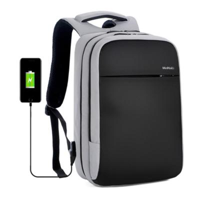 China Outdoor Eco Travel Computer Backpack Business Laptop Backpack With Usb Filling Left Water for sale