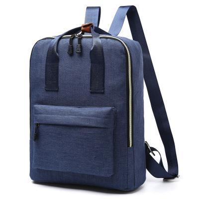 China With USB New Polyester School College Bag Durable Classic Backpack For Student for sale