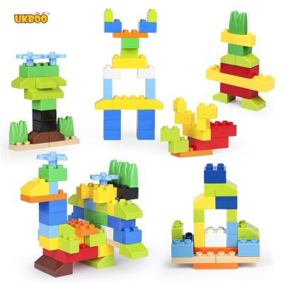 China Free Shipping 52 Pcs Plastic Building Toy Free Shipping 52 Pcs Plastic Educational Children's Building Brick Big Big Toys Bricks Blocks for sale