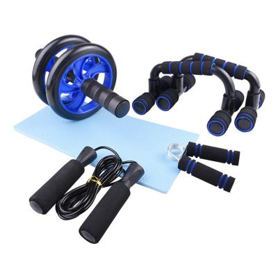 China Comfortable Sports 5 Piece Set Pump Support Wheel Multifunctional Trainer Abdominal Indoor Small Fitness Home Set for sale