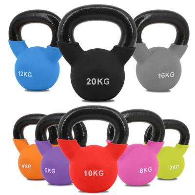 China Factory sale color kettlebell double kettlebell for exercise for sale