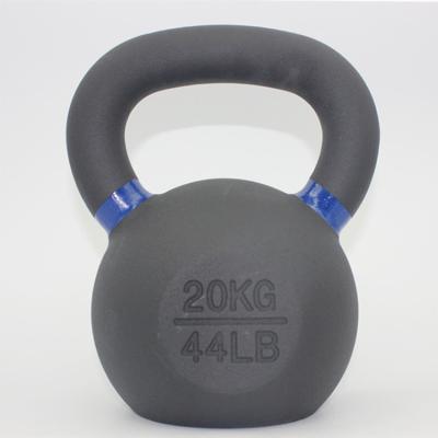 China Universal Wholesale High Quality Custom Logo Black Coated Kettlebell for sale