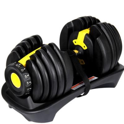 China Quick Adjustable Gym Equipment Dumbells Dumbbell 24kg/40kg Adjustable Dumbells for sale