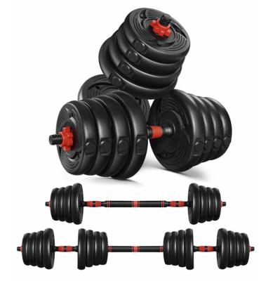 China Gym Equipment Adjustable Dumbells Quality Ruber Dumbbell Dumbbells Filled Cement On Cheap Price 30kg for sale