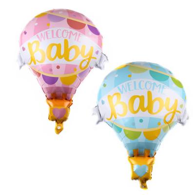 China Announcing Toy Helium Hot Air Shape Baby Shower Foil Balloons Party Mylar Baby Balloon for sale